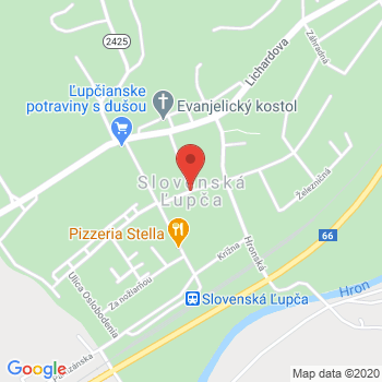 Google map: Slovenská Ľu